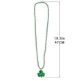 thumbnail image 4 of 30 Pack St. Patrick’s Day Necklace Green Necklaces Bulk with Shamrock Clover Mardi Gras Beads Saint Patrick’s Day Party Favors St. Paddy's Day Accessories Necklaces for Kids Adults, 4 of 8