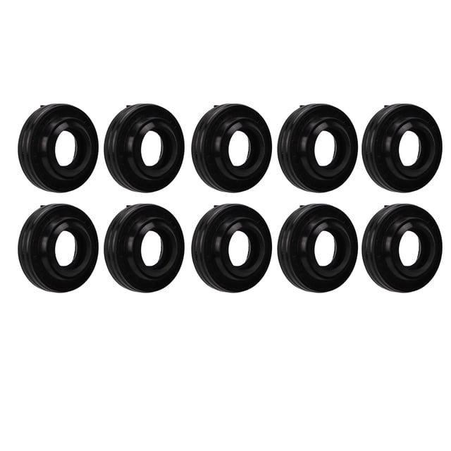 Kit de Joint de Lèvre d'Arbre de Climatisation, 10 Pcs AC Compresseur Air Conditionneur Arbre Lèvre Joint Kit Compresseur Sortie Arbre Huile Joint Kit Solide Performance