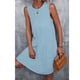 thumbnail image 4 of Vestido Sin Mangas Con Gradas Vestido Con Gradas Vestido Casual Con Gradas Elegante Vestido Con Gradas Cuello Redondo Vestido Con Gradas Vestido Con Gradas De Cuello Redondo Mujer ANGGREK HE1711, 4 of 6
