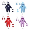 thumbnail image 2 of LOVEBAY Baby Winter Snowsuit Hooded One-Piece Jumpsuit with Gloves Feet Zipper Warm Padded Sleepsuit 0-24M, 2 of 6