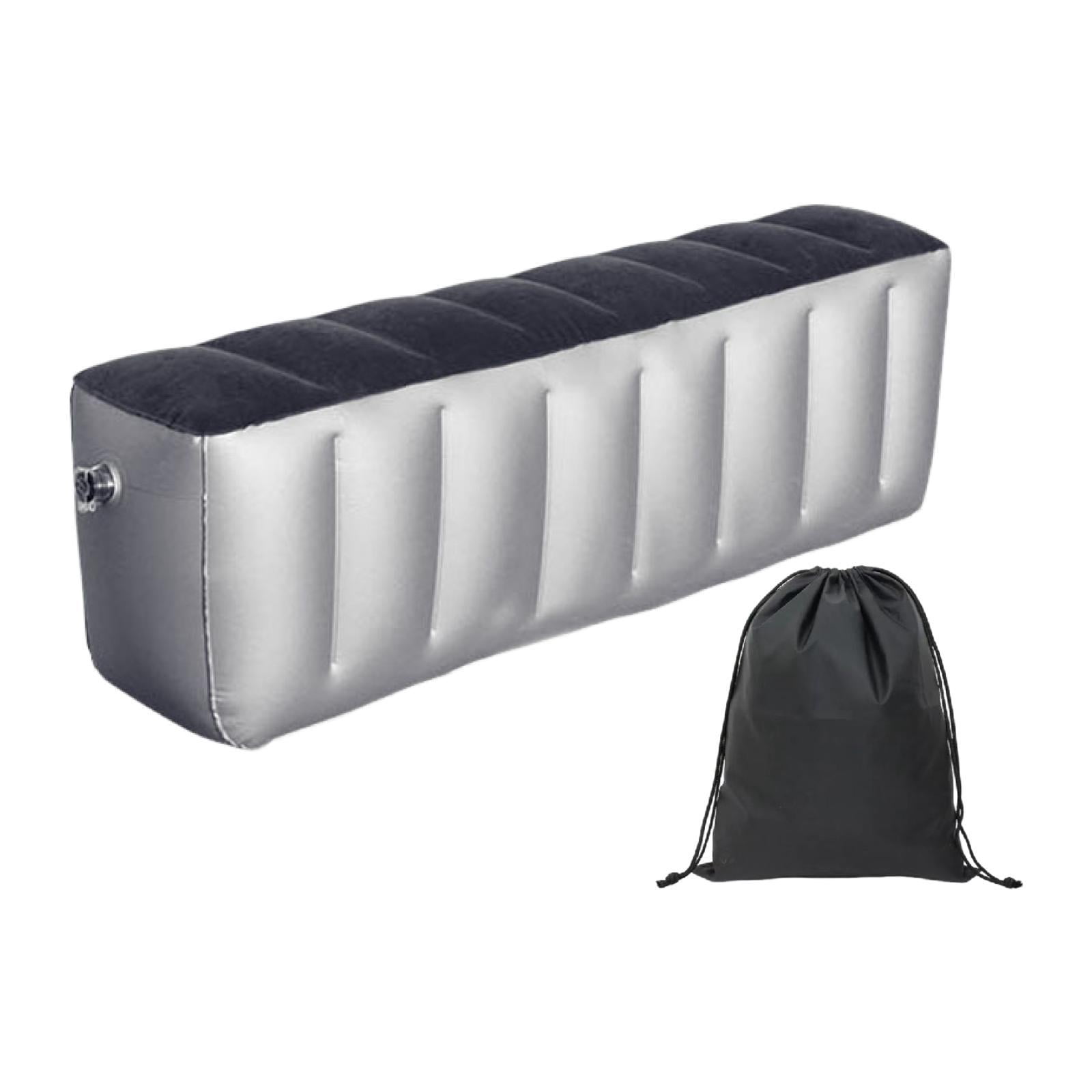 Inflatable Car Air Travel Mattress Back Seat Bed Portable PVC Flocking Sleeping Pad for Family Road Trips