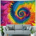 thumbnail image 4 of BCIIG Tie Dye Throw Blanket, Adorable Super-Soft Extra-Large Rainbow Tie Dye Blanket for Women, Girls, Teens and Children  Cute Fleece Tie Dye Throw, Warm Plush and Cozy Throw, Tapestry Décor, 4 of 6