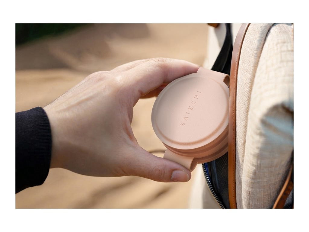 Satechi OntheGo - Wireless charging pad - 3-in-1 - 15 Watt - desert rose