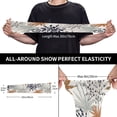 thumbnail image 4 of Daiia Tropical Leaves UV Sun Protection Arm Sleeves - Cooling Compression Arm Sleeve - Sports & UV Arm Sleeves for Men & Women, 4 of 8