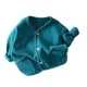 thumbnail image 5 of Korean 0-7Yrs Children's Loose Solid Color Long Sleeved Cardigan Autumn Style Pure Cotton Casual Top Jacket for Boys and Girls, 5 of 6