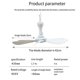 thumbnail image 1 of Camping Fan, Portable Mini Ceiling Fan, USB Tent Fan for Outdoor Remote Control, 1 of 5