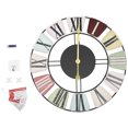 thumbnail image 5 of 50cm Wall Clock Accurate Roman Numberal Bedroom Living Room Hanging Clock, 5 of 14
