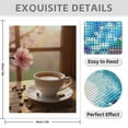 thumbnail image 3 of Diamond Art Kit for Adults, Coffee Blossom Morning Serenity Diamond Painting for Adults Beginners, DIY Diamond Art Painting Kits, 5D Diamond Painting Crafts for Home Decor 12x16 Frameless, 3 of 7