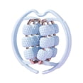 thumbnail image 3 of yotijay Massage Roller 360 Degree Massager Roller for Waist Arm Fitness Blue, 3 of 9