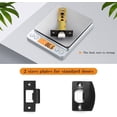 thumbnail image 3 of Door Handles Black Heavy Duty Interior Door Handle for Bedroom & Bathroom, Keyless Privacy Door Levers, Modern Square Door Handles,2 Pack, Matte Black Finish, 3 of 9