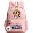 thumbnail image 1 of Anime One Piece Backpack Knapsack Kids Boy Girl Printed School Bag Teenager Student Cartoon Bookbag Outdoor Rucksack, 1 of 5