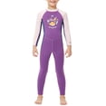 thumbnail image 1 of Soidarity Traje de neopreno para niños, conjunto de esnórquel de una pieza, traje de baño de dibujos animados para niñas, traje de neopreno de nailon Deportes acuáticos Violeta SG Soidarity OD003308-04, 1 of 6