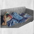 thumbnail image 6 of Starry Night Soft Flannel Fleece Throw Blanket, Colorful Doodle Dots Wavy Lines Spirals and Circles Illustration, Cozy Plush for Indoor and Outdoor Use, 70" x 90", Multicolor, by Ambesonne, 6 of 6