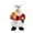 A, variant on Santa Figurine Tabletop Resin Chef Santa Statue Holding Bread And Kitchen Dining Indoor Festive