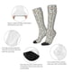 thumbnail image 3 of Fotbe White Popcorn Calcetas Divertidas Estampadas para Hombre y Mujer, Calcetas de Algodón hasta la Rodilla para Caminar, Correr, Enfermería y Embarazo, 3 of 6
