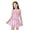 S10-Pink, variant on 11-12 Years Swimsuit For Girls Two Piece Sleeveless Swimwear Solid Colo Crewneck Ruffle Tankini Top And Swim Shorts Durable Beach Wear Blue