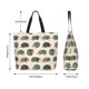 thumbnail image 5 of Fotbe Cute Armadillo Bolsa Tote Estética de Lona con Estampado para Mujer - Bolsa Reutilizable de Hombro Casual para Vacaciones, Compras, Trabajo y Gimnasio, 5 of 8