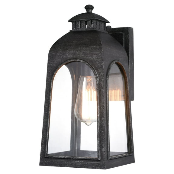 Vaxcel International T0591 6.5 in. Pilsen Outdoor Wall Light, Brushed Charcoal