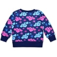 thumbnail image 3 of Blue's Clues Blue and Magenta Girls 2 Piece Crewneck All Over Print Long Sleeve and Jogger Set, Toddler, 3 of 5