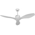 thumbnail image 7 of Goozegg 48 inch Ceiling Fans No Light Remote Control Reverse Airflow, Modern, White, 7 of 7