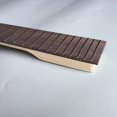 thumbnail image 2 of Electric Guitar Neck 22 Fret 25.5 Inch Rosewood Fretboard No Inlay Paddle head, 2 of 8