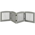 thumbnail image 1 of EF Meubles 452404 24 Po Ruffluv 4 Panneau Expansion Animal Gate Medium - Gris, 1 of 1