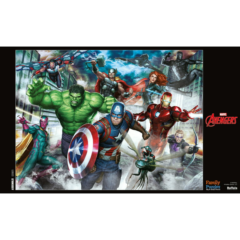 Buffalo Games 400-piece Family Time Marvel Avengers Assemble Jigsaw Puzzle  