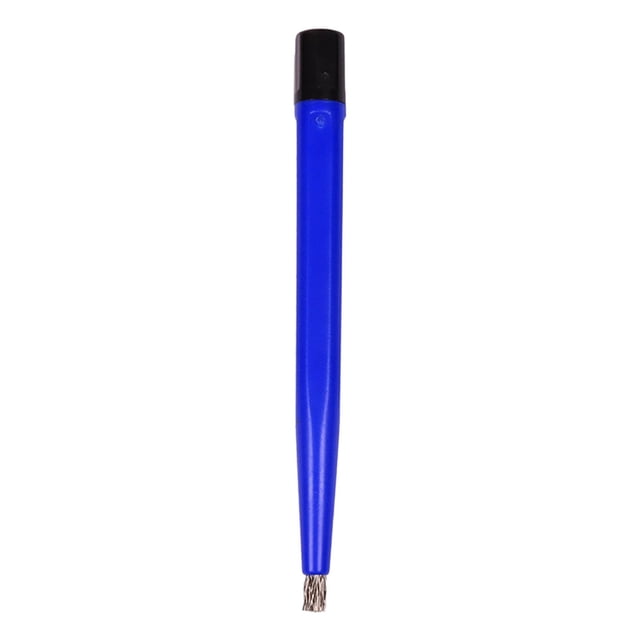 Cepillo de fibra de vidrio para raspar, cepillo para limpiar joyas, accesorio preciso y compacto. 1 cepillo de acero