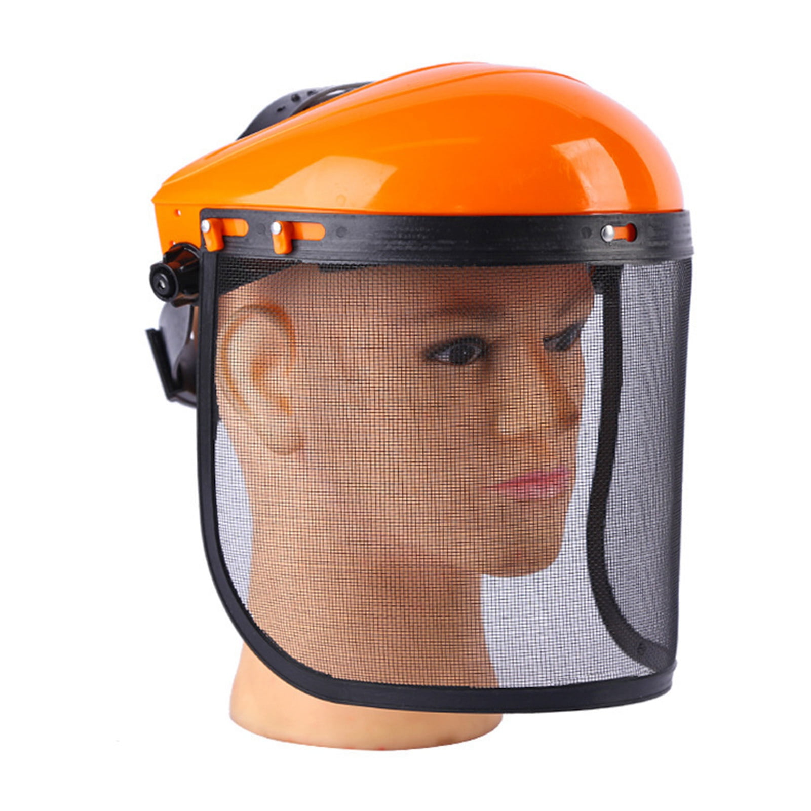 Trimming Face Full Face Steel Mesh Head Mounted Lawn Mowing Protective