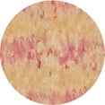 thumbnail image 1 of Ahgly Company Machine Washable Indoor Round Transitional Construction Cone Orange Area Rugs, 4' Round, 1 of 7