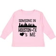 thumbnail image 3 of Inktastic Houston Texas Someone Loves Me Skyline Boys or Girls Long Sleeve Toddler T-Shirt, 3 of 5