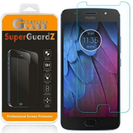 For Motorola Moto G5S Plus - SuperGuardZ Tempered Glass Screen Protector, 9H, Anti-Scratch, Anti-Bubble, Anti-Fingerprint
