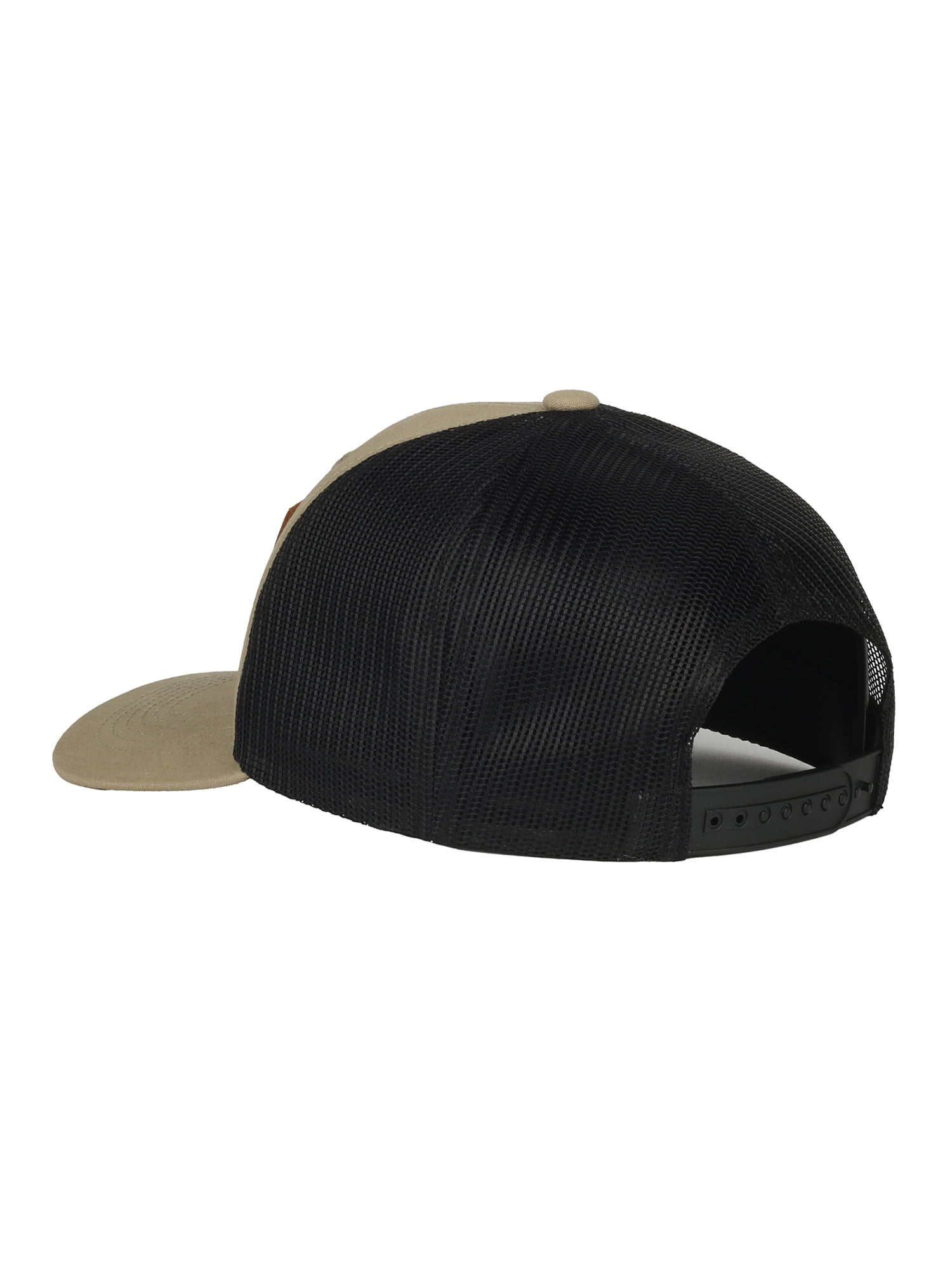 Wrangler Licensed Hat - Adult Men's Structured Meshback Debossed Leather Patch Modern Trucker Cap