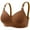 Bras/Brown, variant on Brilliant Womens Bra Plus Size Convertible Push-Up Women's Color Comfortable Hollow Out Perspective Bra Underwear Seamless
