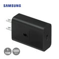 thumbnail image 3 of SAMSUNG 25W Wall Charger Power Adapter with Cable, Super Fast Charging, Compact Design, Compatible with Galaxy and USB Type C Devices, International Model - Black, EP-T2510XBTGTW, 3 of 5