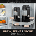 thumbnail image 3 of VINCI Cold Brew 360, 1.4 Liter Cold Brew Coffee Maker Featuring Patented Dual Filter 360 Brewing Technology, Cold Brew Glass Pitcher for Iced Coffee, 3 of 8
