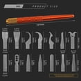 thumbnail image 4 of Juego de Herramientas de palanca para cpu de teléfono móvil 14 en 1, herramienta de desmontaje multifuncional de chip Apple, reparación de placa base, pala de eliminación de pegamento, 4 of 8