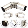 thumbnail image 2 of Clips Pipe Connector Exhaust Exhaust Pipe Pipe Stainless Steel 25 Mm Auxiliary Heater Connector Pneumatics Tool, 2 of 10