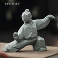 thumbnail image 6 of Tai Chi Statue, Yin Yang Figurine for Home Decor, Meditation Zen Sculpture, Feng Shui Gift, Handcrafted Sandstone Artwork for Office Bookshelf Desktop Decor (Style A), 6 of 8
