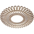 thumbnail image 2 of Ekena Millwork 20"OD x 7 1/2"ID x 1/4"T Cornelius Wood Fretwork Pierced Ceiling Medallion, Red Oak, 2 of 3