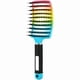 thumbnail image 1 of wonima11 Magical Brush Detangler, Ultra Detangling Brush, For Wet Or Dry Detangling HairBrush For Men, Women And Kids, Fast Drying Styling Massage curved Hairbrush (Rainbow-A), 1 of 1