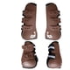 thumbnail image 4 of Botas de tendón de caballo Macarena PU Shell Tendón Fetlock Protection para Protección de Competencia Marrón L, 4 of 8