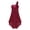 Burgundy, variant on iEFiEL Girls Chiffon One Shoulder Flowers Wedding Bridesmaid High Low Dress Pageant Prom Ball Gown