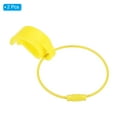 thumbnail image 3 of Flying Disc Clip with Wire Cable Sport Disk Hanger Hook Holder for Carrying, Yellow, 2 Pack, 3 of 5