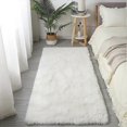 thumbnail image 4 of (Grand Rouge-50x160cm) Tapis de Maison en Peluche, 4 of 5