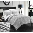 thumbnail image 1 of Chic Home CS5101-US Cayman New Faux Fur Collection Mink Like Backing in Alligator Animal Skin Design Comforter Set - Grey - Queen - 3 Piece, 1 of 1