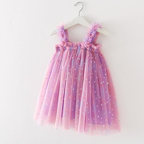 Dress for Girls Summer Birthday Dresses for Girls Kids Party Dress for Girls 3T