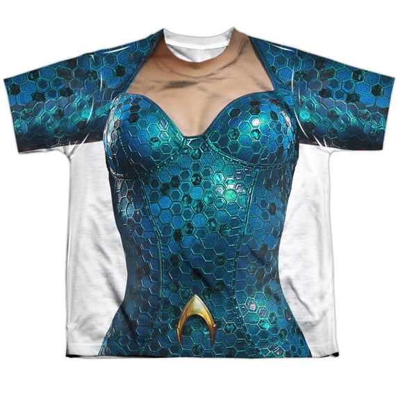 Aquaman Movie - Mera Uniform - Youth Short Sleeve Shirt - X-Large