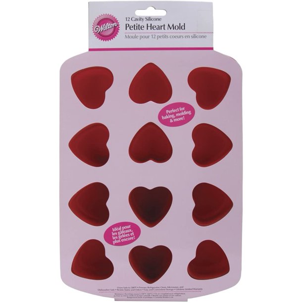 Wilton Silicone Heart Mold, 12 Cavities