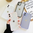 thumbnail image 2 of Crystal Clear Case for iPhone 12/iPhone 12 Pro 6.1",Cute Girls Transparent Soft Ultra Slim Anti-Scratch Bumper Protective Cover for iPhone 12 Blue, 2 of 9